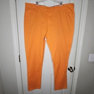 Orange Aku Aku Casual Pants